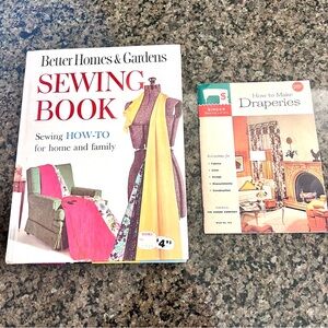 Vintage 1960's Better Homes & Gardens Sewing Book/Singer How to Make Draperies
